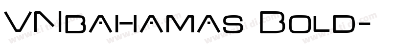 VNbahamas Bold字体转换